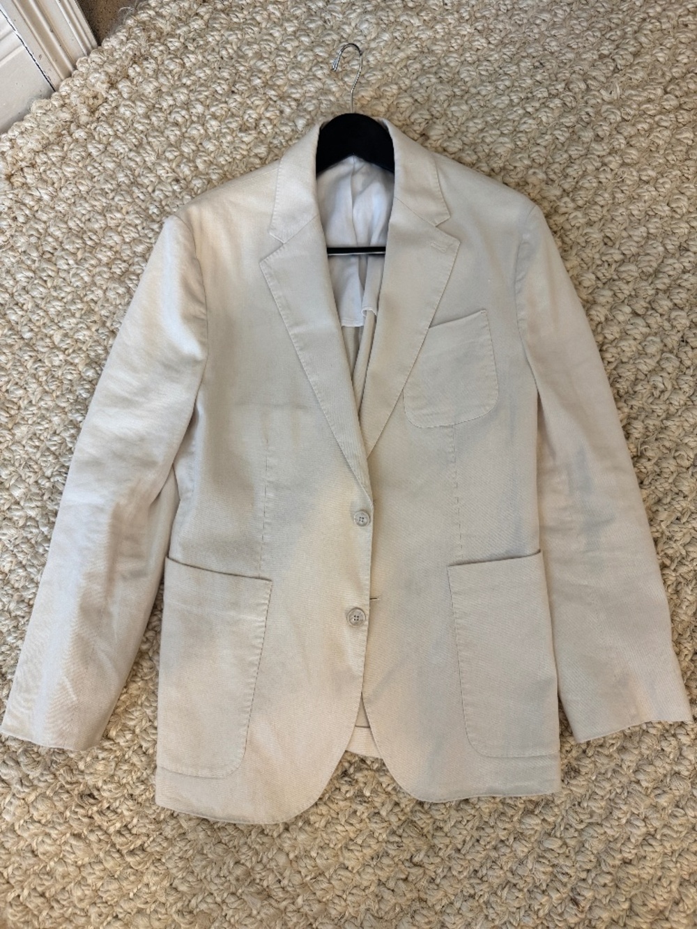 Banana Republic Tailored Slim Blazer Sport Coat 40S Olimpias Italian Fabric
